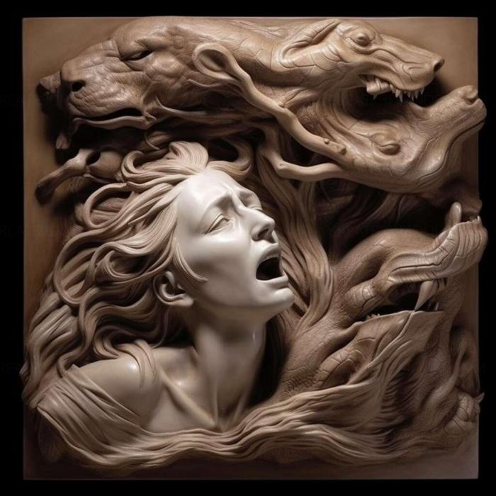 نموذج ثلاثي الأبعاد لآلة CNC 3D Art 